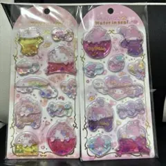 サンリオ　キティ　マイメロ　ウォーターインシールセット