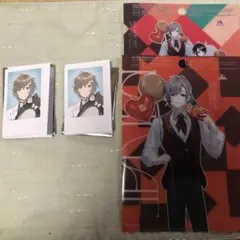 にじさんじ 2周年メモリアルグッズ チェキ 森永チョコ　クリアファイル叶