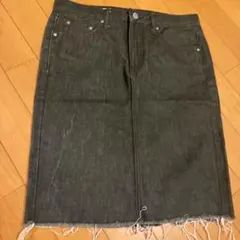Gap 1969 ダークグリーンタイトデニムスカート S