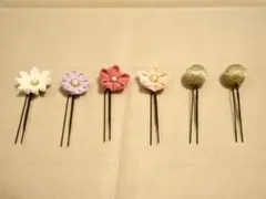 Hana Mary 髪飾りセット 6個入り　かんざし