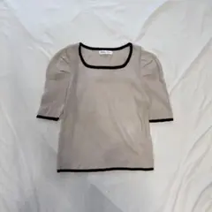 00's vintage 「5分袖ニット」 アーカイブ グランジ y2k パンク