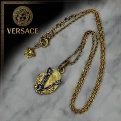 ヴェルサーチ ゴールド V ロゴ ペンダント ネックレスのサムネイル