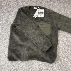 ユニクロ×Engineered Garmentsフリースプルオーバー　Lオリーブ