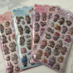 立体シール 3Dシール シール交換 4枚セット