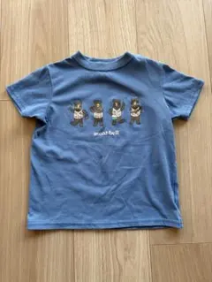 モンベル ベビー　キッズ　Tシャツ　青　90cm