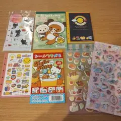 当時物　リラックマ・ハローキティ シール付きメモ　ノート