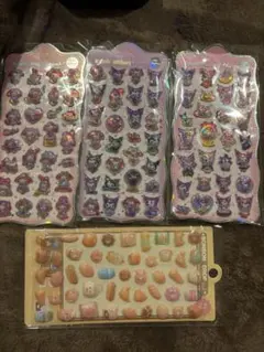 マイメロクロミボンボンドロップシール3枚セット