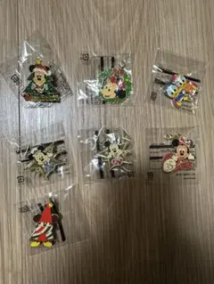 ディズニー　ピンバッチ　チャーム　セット　ミッキー　ミニー