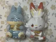 ポケピース ぬいぐるみ おいしいじかん ヒバニー　ゴンベ　2個セット