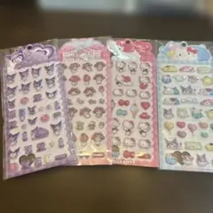 サンリオキャラクター 立体シール 4枚セット