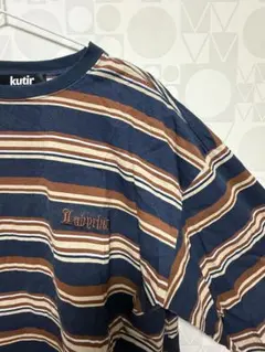 kutir Labyrinth ストライプ Tシャツ 長袖