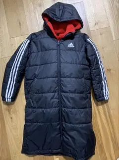 adidas ベンチコート 黒 サイズ140cm