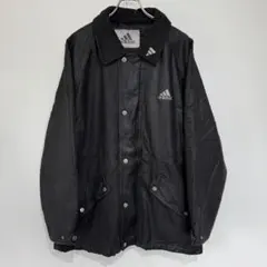 90s adidas アディダス ブルゾン ジャケット 黒 XL