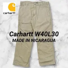 [Carhartt] ペインターパンツ 40 ビックサイズ ベージュ ニカラグア