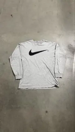 90s 銀タグ 白タグ nike ビッグ スウォッシュ tシャツ ブランド古着】NIKE / ナイキ 90s 銀タグ スウォッシュ刺繍 ポケット付
