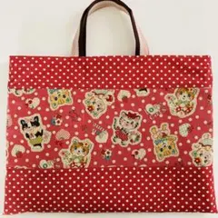ラブcats レッスンバッグ ハンドメイド