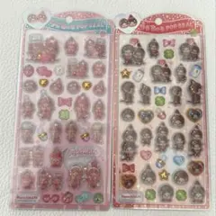 【新品未開封】 もんちっち　うるちゅるシール　2種