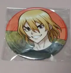 七海龍水　Dr.STONE　缶バッジ　カジノディーラー 龍水 缶バッジ ミニキャラ カジノストア Dr.STONE - メルカリ