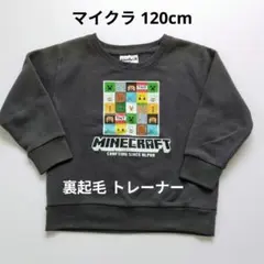 マインクラフト 裏起毛 トレーナー 120cm