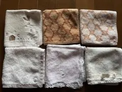 タオルハンカチセット 6枚セリーヌ他中古品