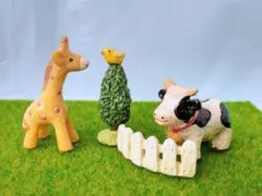 丸和貿易 動物などのミニミニマスコット4 点
