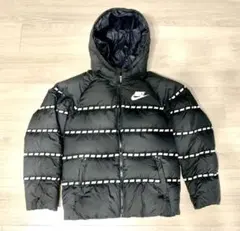 NIKE フルジップダウンジャケット ブラック 155cm