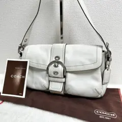 希少 OLD COACH ワンショルダーバッグ 9434 ソーホー　ホワイト