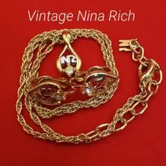 Vintage Nina Rich イヤリング&ネックレス’46