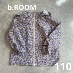 b.ROOM 花柄 110 薄手アウター 女の子 保育園 登園着のサムネイル