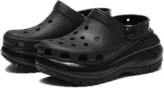 クロックス メガクラッシュ クロッグ / 厚底 /サンダル,26cm,ブラック