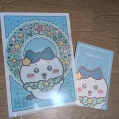 ハチワレ　A4クリアファイルとA5ノートセット　セブンイレブン限定