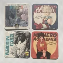 僕のヒーローアカデミア　アートコースターRIVALS 4枚セット