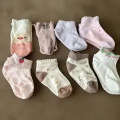 値下げ！ベビー靴下8足セット13〜16㎝かわいいデザイン