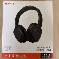 HAVIT GROOVER ワイヤレスヘッドホン ブラックのサムネイル