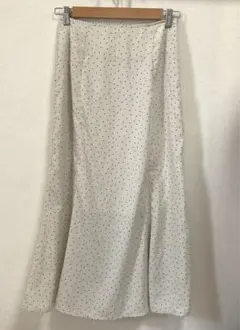 ハニーズ　ドット柄　ロング　スカート Sサイズ ポリエステル 匿名配送