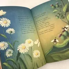 【難あり】1943 年 初版 チェコの古い絵本 色鮮やかなお花の絵本 東欧