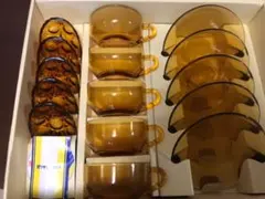 【昭和レトロ】アデリアガラス　セット