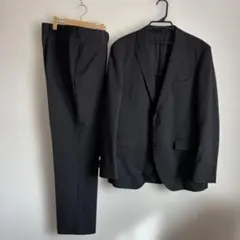 Ｍr.Junko メンズスーツ　黒　大きいサイズ　AB7 ウォッシャブル