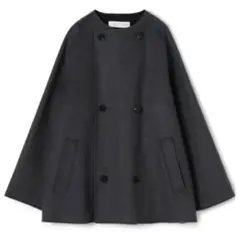 ダブルフェイス ノーカラージャケット