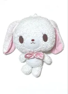 シュガーバニーしろうさぬいぐるみ ピンクリボン美品 - メルカリ