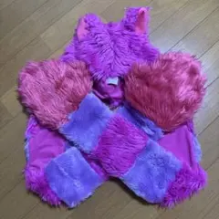 匿名配送　ディズニー チェシャ猫 ファンキャップ マフラーキャップ