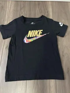 希少　NIKE ブラック Tシャツ 国旗デザイン　92〜98サイズ　ナイキ　半袖