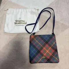 未使用品】Vivienne Westwood 麻 バッグ レザーチャーム 青 - メルカリ
