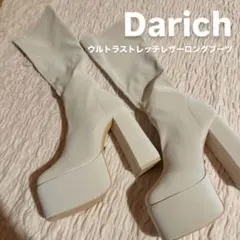 Darich アイボリー ロングブーツ Mサイズ