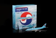 大韓航空 Korean Air B747-400 模型 40周年 - メルカリ