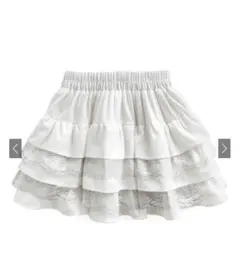 GRL インパン裏地付きレースフリルティアードミニスカート[at2425]