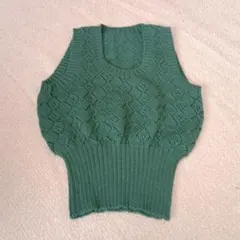 （B）ベスト　ニット　キッズ