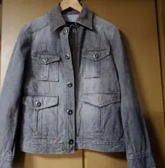 コムサイズム　COMME CA ISM グレー デニムジャケット M