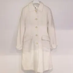 美品★４℃ アンゴラロングコート