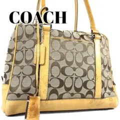 COACH コーチ トートバッグ シグネチャー キャンバス パッチワーク